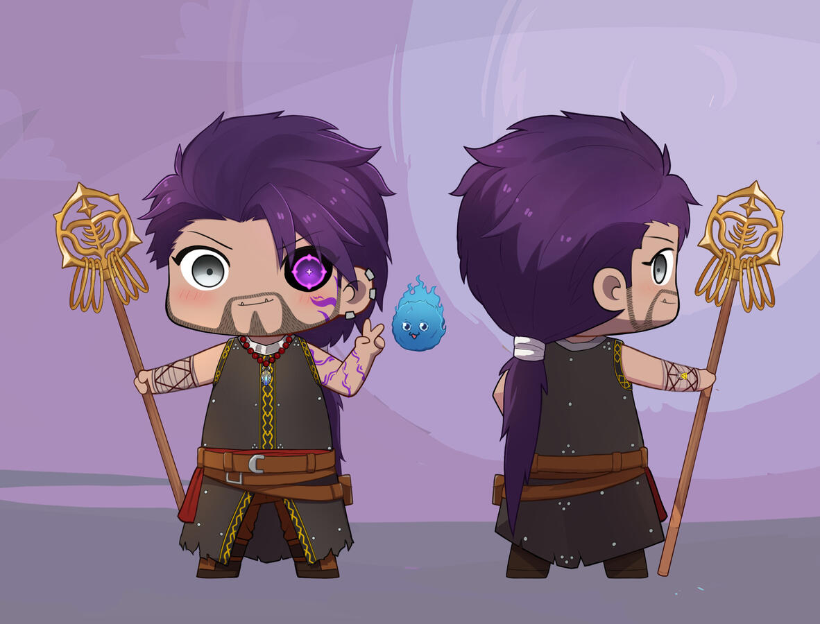 Trauma_a | Chibi Ref sheet